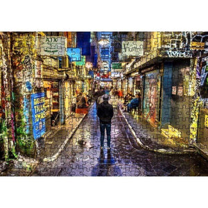 UNK Jigsaws Humans of Melbourne Jigsaw Puzzle - Centre Place City Nights (1000pc)