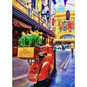 UNK Jigsaws Humans of Melbourne Jigsaw Puzzle - Degraves Street Vespa (1000pc)