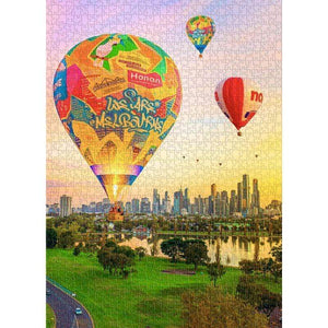 UNK Jigsaws Humans of Melbourne Jigsaw Puzzle - Melbourne Love From Above (1000pc)