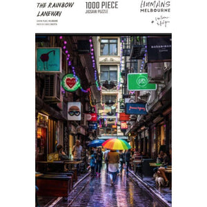 UNK Jigsaws Humans of Melbourne Jigsaw Puzzle - The Rainbow Laneway (1000pc)