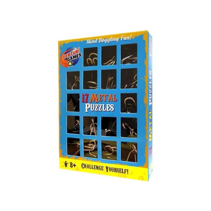 UNK Logic Puzzles 17 Metal Puzzle Pack