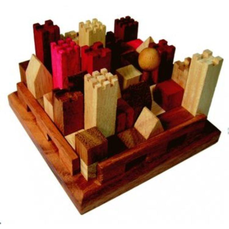 UNK Logic Puzzles City Planner Wooden Puzzle