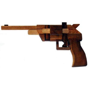 UNK Logic Puzzles Gun Puzzle Wooden Puzzle