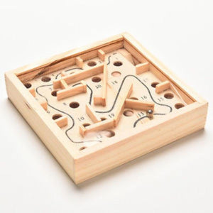 UNK Novelties Labyrinth Original Wooden Small Handheld