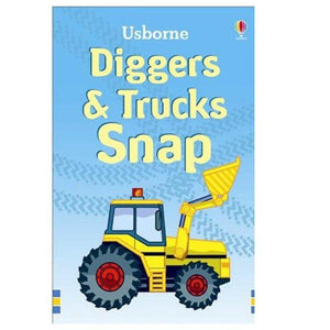 Usborne Board & Card Games Diggers & Trucks Snap