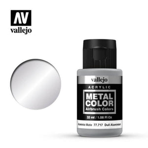 Vallejo Hobby Paint - Metal Color Dull Aluminum 32ml (Vallejo)
