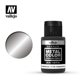 Vallejo Hobby Paint - Metal Color Gunmetal Grey 32ml (Vallejo)