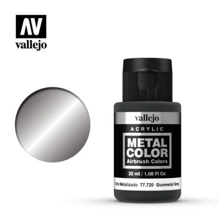 Paint - Metal Color Gunmetal Grey 32ml (Vallejo)