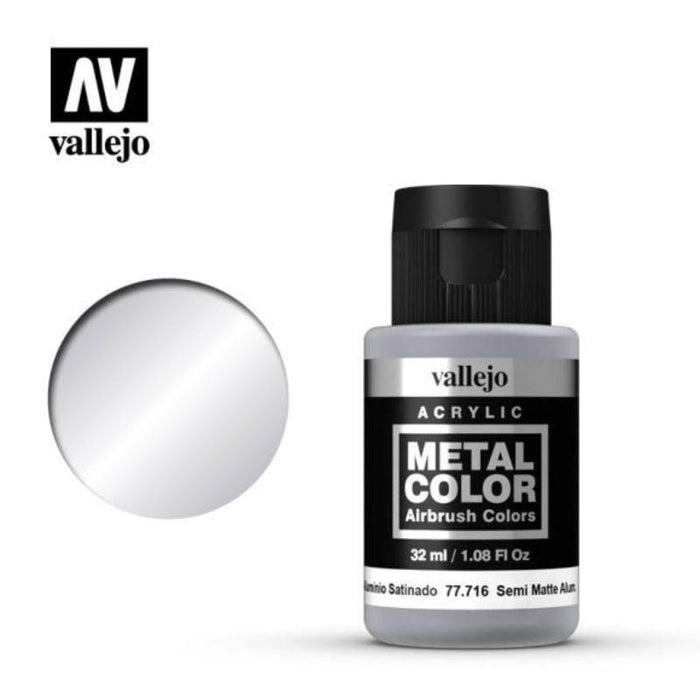 Paint - Metal Semi Matt Aluminum 32ml (Vallejo)