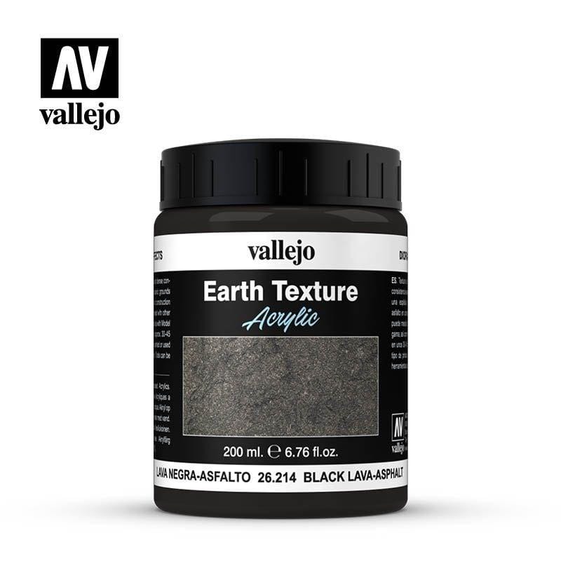 Vallejo Hobby Paint - Vallejo Diorama Effects - Black Lava-Asphalt