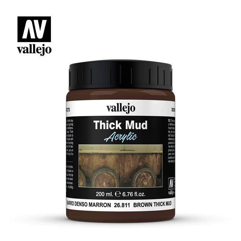 Vallejo Hobby Paint - Vallejo Diorama Effects - Brown Thick Mud