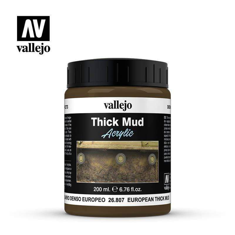 Vallejo Hobby Paint - Vallejo Diorama Effects - European Thick Mud