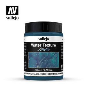 Vallejo Hobby Paint - Vallejo Diorama Effects - Water Effects Mediterranean Blue