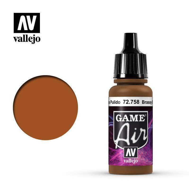 Vallejo Hobby Paint - Vallejo Game Air - Brassy Brass
