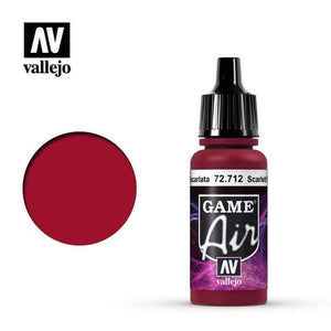 Vallejo Hobby Paint - Vallejo Game Air - Scarlet Red