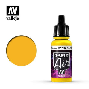 Vallejo Hobby Paint - Vallejo Game Air - Sun Yellow