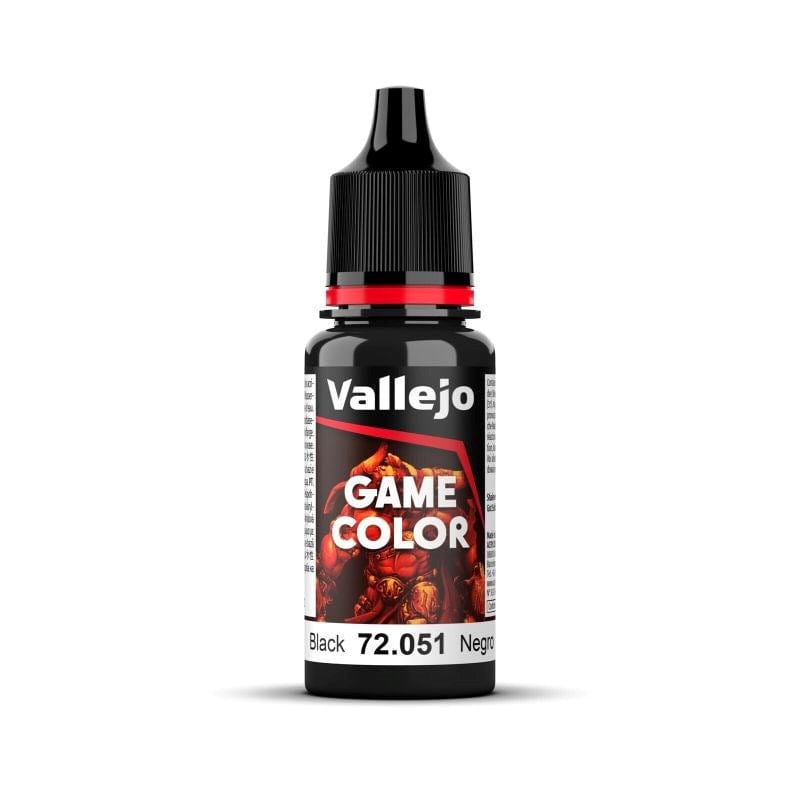 Vallejo Hobby Paint - Vallejo Game Color - Chaos Black V2