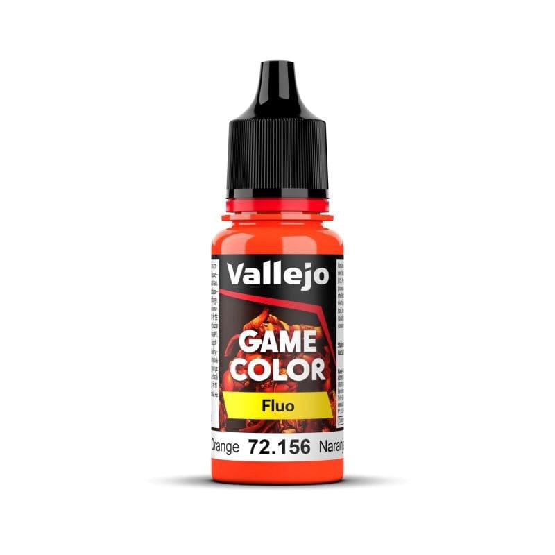 Vallejo Hobby Paint - Vallejo Game Color Fluo - Orange V2