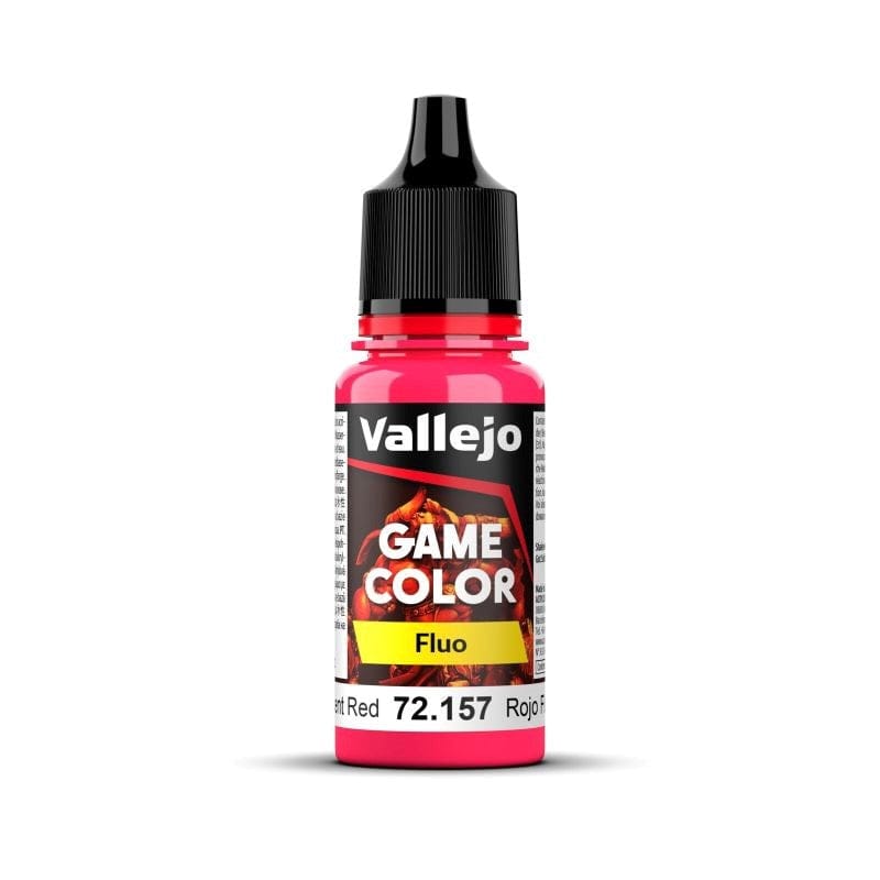 Vallejo Hobby Paint - Vallejo Game Color Fluo - Red V2