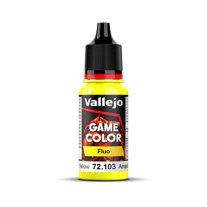Vallejo Hobby Paint - Vallejo Game Color Fluo - Yellow V2