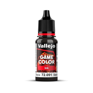 Vallejo Hobby Paint - Vallejo Game Color Ink - Sepia V2