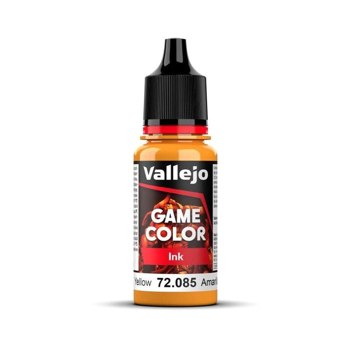 Paint - Vallejo Game Color Ink - Yellow  V2