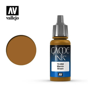 Vallejo Hobby Paint - Vallejo Game Colour - Brown Ink