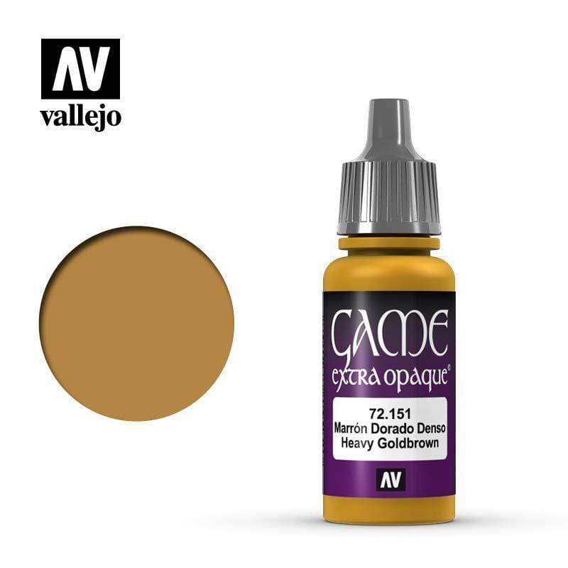 Vallejo Hobby Paint - Vallejo Game Colour - Heavy Goldbrown