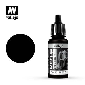 Vallejo Hobby Paint - Vallejo Mecha Colour - Black Primer 17ml