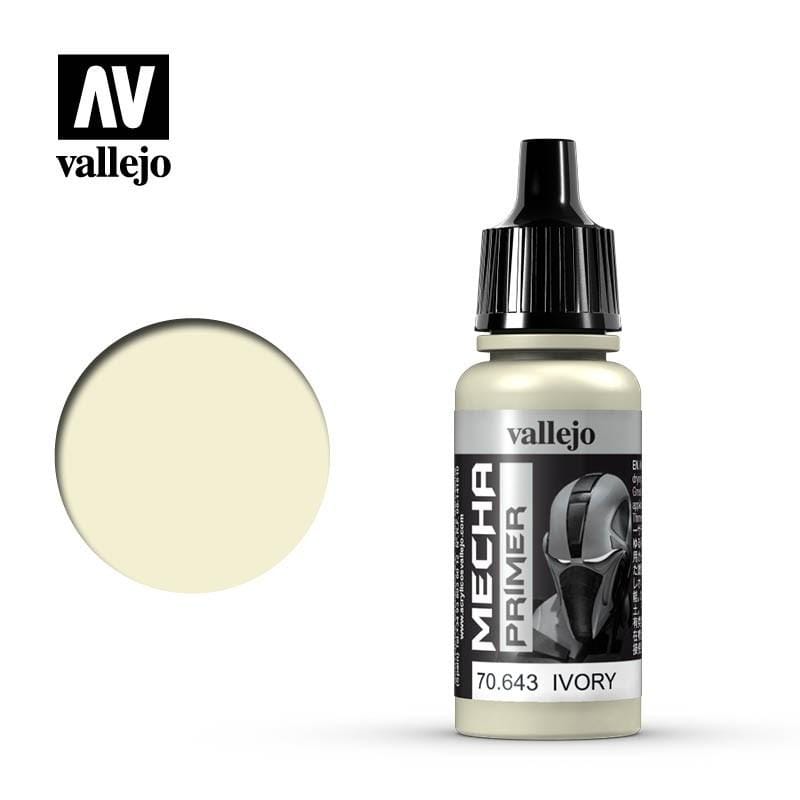 Vallejo Hobby Paint - Vallejo Mecha Colour - Ivory Primer 17ml