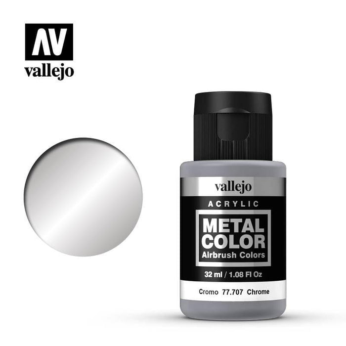 Paint - Vallejo Metal Colour - Chrome 32ml