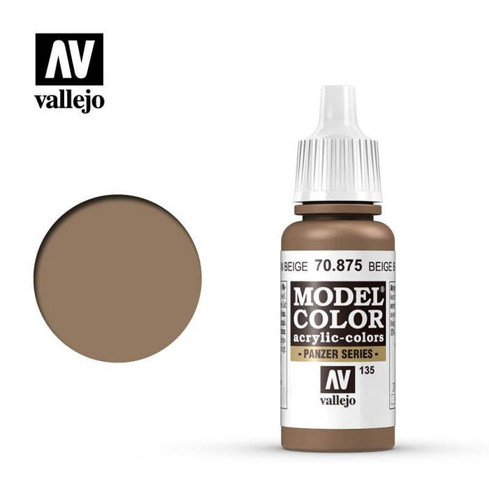 Paint - Vallejo Model Colour - Beige Brown #135