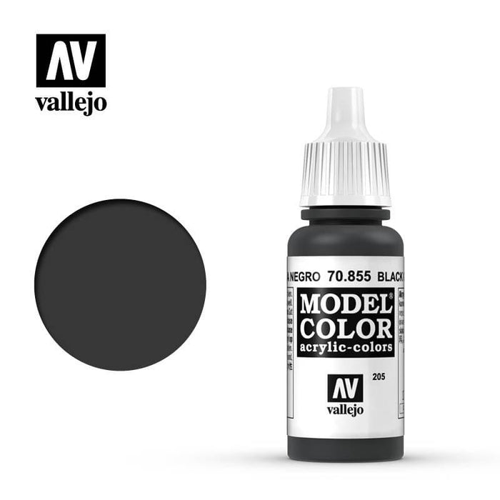 Paint - Vallejo Model Colour - Black Glaze #205