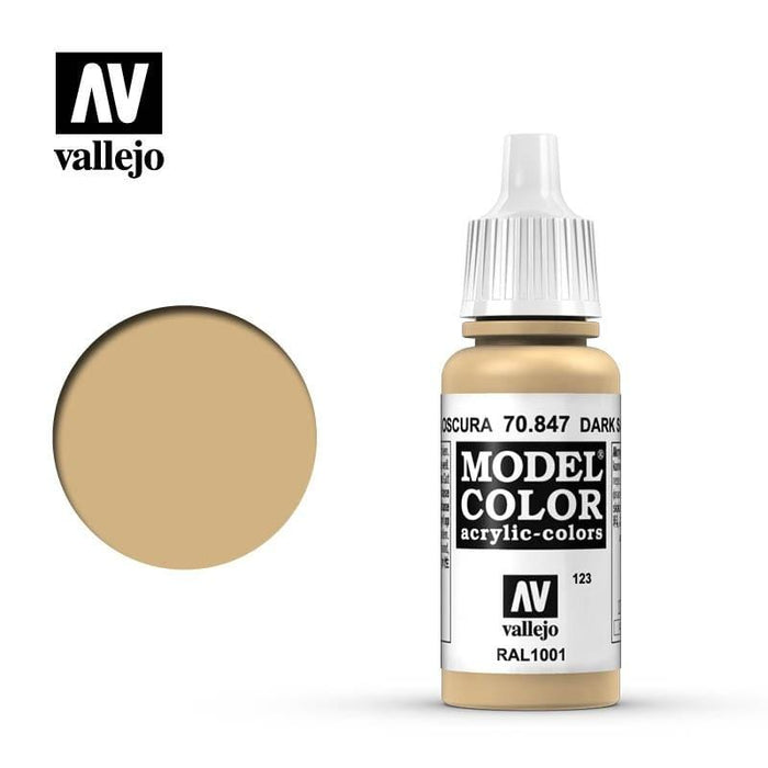 Paint - Vallejo Model Colour - Dark Sand #123