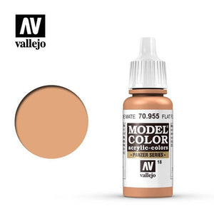 Vallejo Hobby Paint - Vallejo Model Colour - Flat Flesh  #018