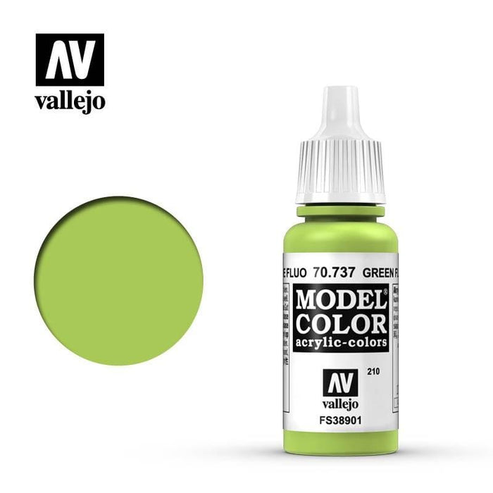 Paint - Vallejo Model Colour - Fluro Green  #210