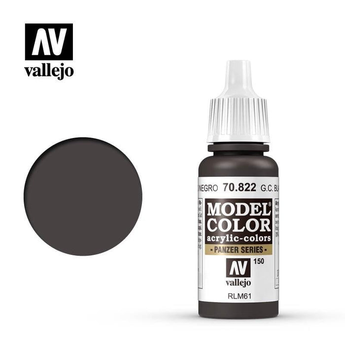 Paint - Vallejo Model Colour - German Cam. Black Brown #150
