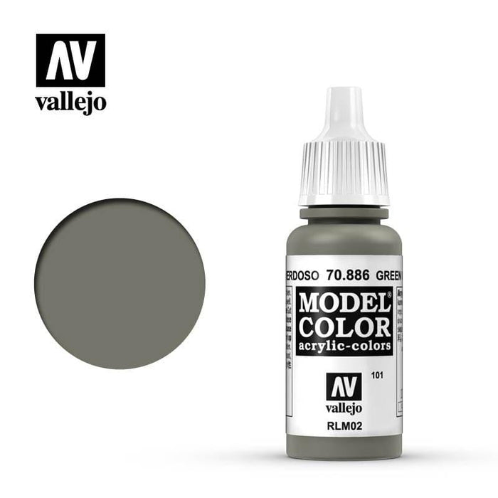 Paint - Vallejo Model Colour - Green Grey #101