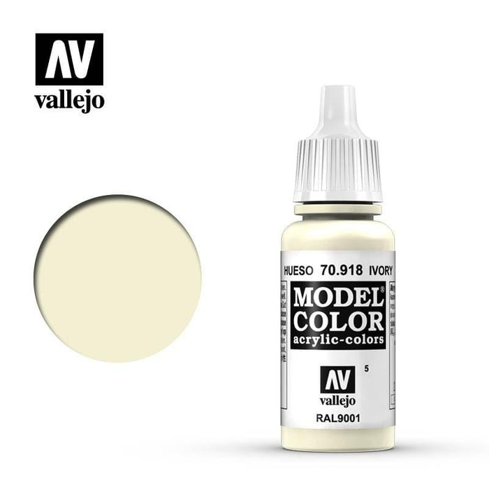 Paint - Vallejo Model Colour - Ivory  #005