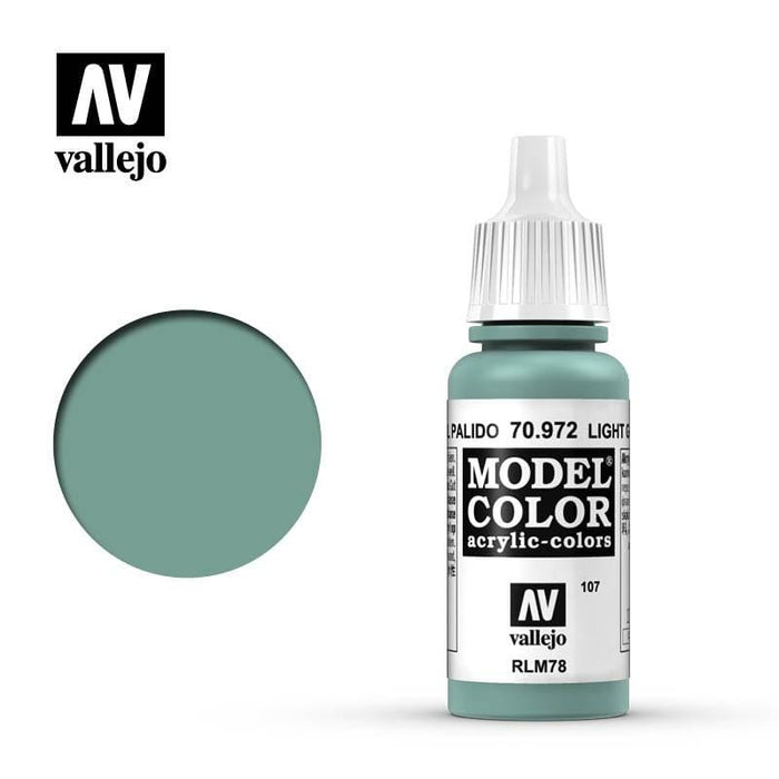 Paint - Vallejo Model Colour - Light Green Blue #107
