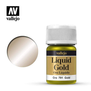 Vallejo Hobby Paint - Vallejo Model Colour - Liquid Gold (Alcohol)