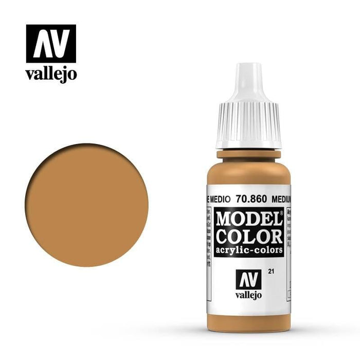 Paint - Vallejo Model Colour - Medium Fleshtone #021