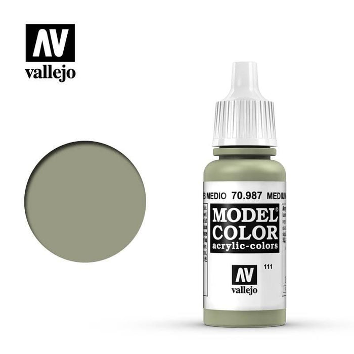 Paint - Vallejo Model Colour - Medium Grey #111
