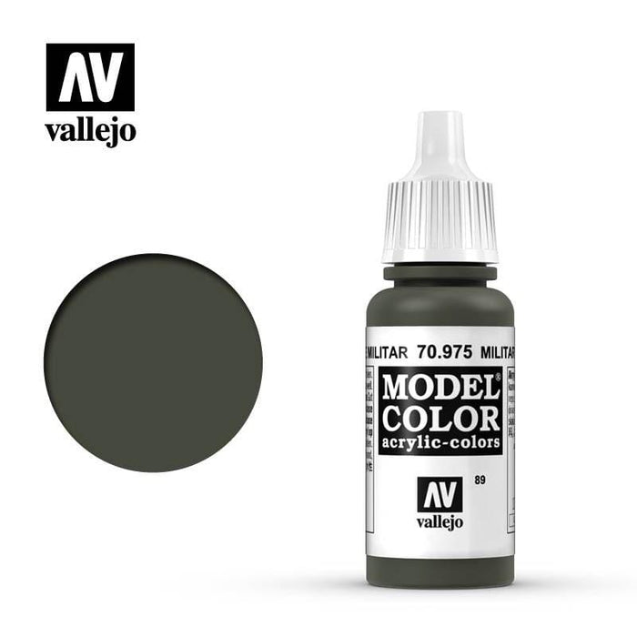Paint - Vallejo Model Colour - Military Green  #089