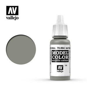 Vallejo Hobby Paint - Vallejo Model Colour - Natural Steel #178