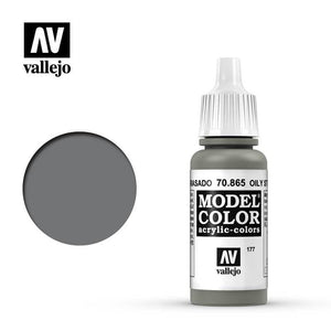 Vallejo Hobby Paint - Vallejo Model Colour - Oily Steel #177