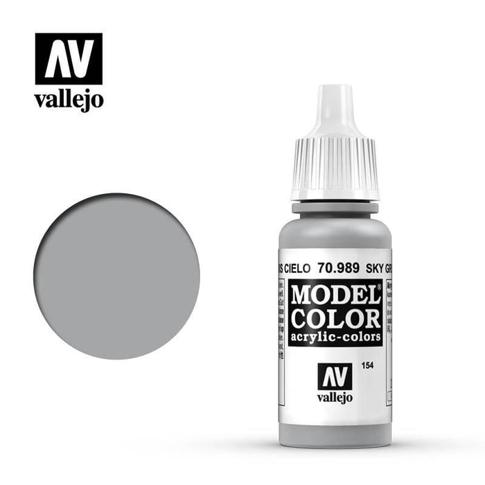 Paint - Vallejo Model Colour - Sky Grey  #154
