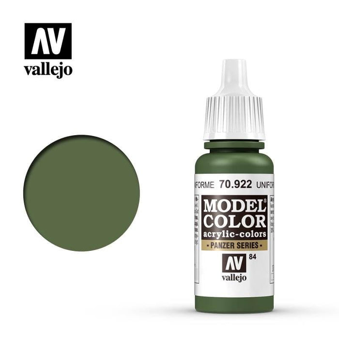 Paint - Vallejo Model Colour - Uniform Green #084