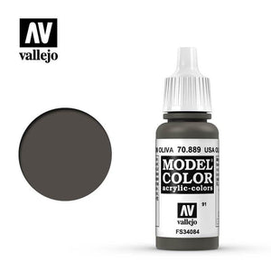 Vallejo Hobby Paint - Vallejo Model Colour - USA Olive Drab #091