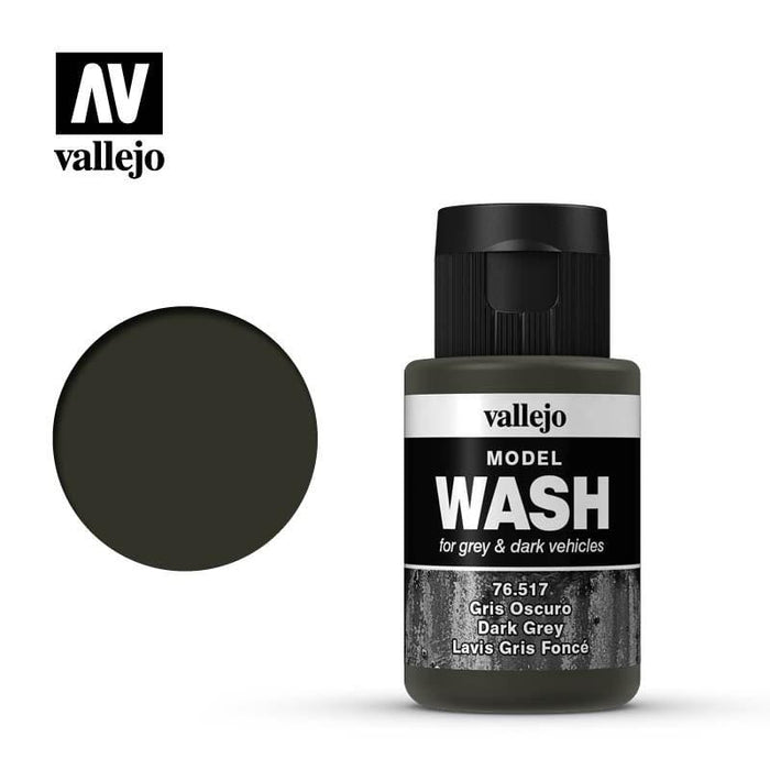 Paint - Vallejo Model Wash - Dark Grey 35ml